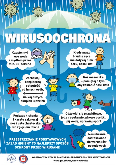 plakat Wirusoochrona